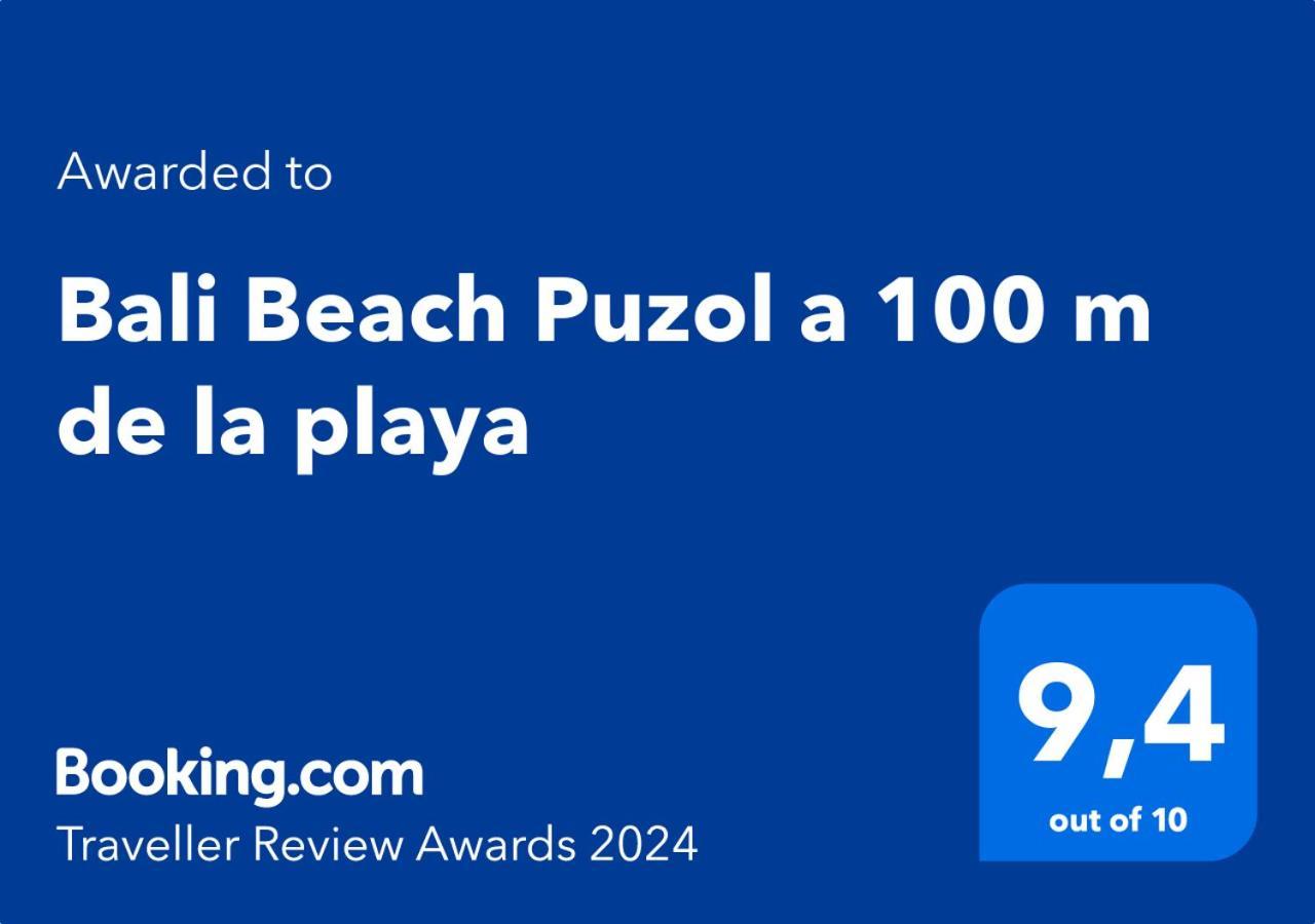 Bali Beach Puzol Relax Cerca De Valencia A 100 M De La Playa Con Ac Kültér fotó
